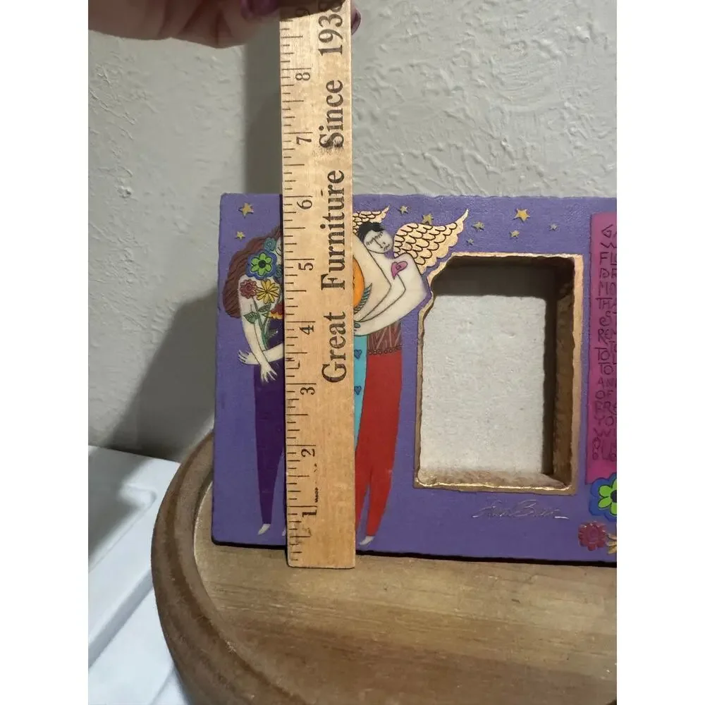 Laurel Burch Gather Wildflowers Angel Resin Frame